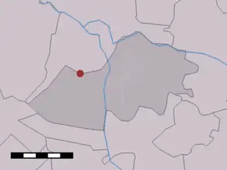 Kaart van Oud-Leusden