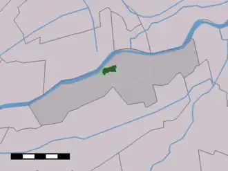 Kaart van Groot-Ammers