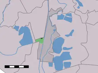 Kaart van Loenersloot