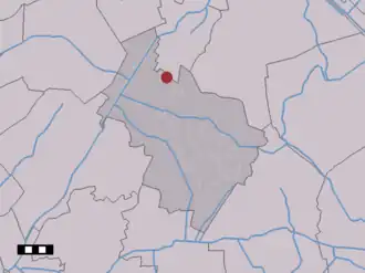 Kaart van Laaghalerveen