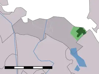 Kaart van Muiderberg