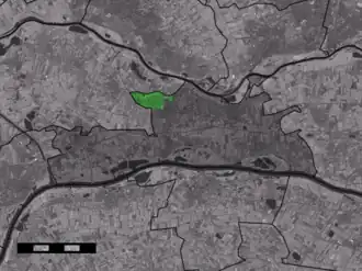 Kaart van Lede en Oudewaard