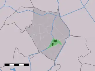 Kaart van Nieuwe Niedorp