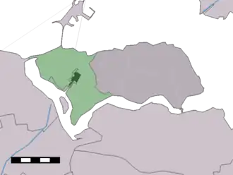 Kaart van Kamperland