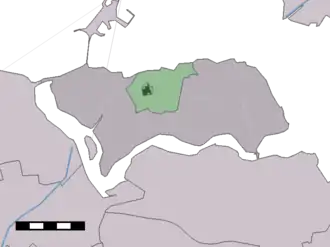 Kaart van Wissenkerke