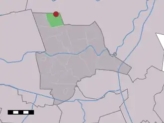 Kaart van Ommerschans