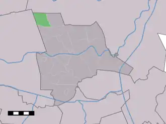 Kaart van Vinkenbuurt