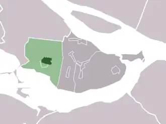 Kaart van Oude-Tonge