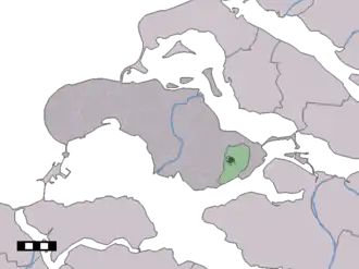 Kaart van Oosterland