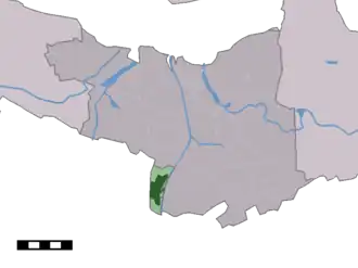 Kaart van Sas van Gent