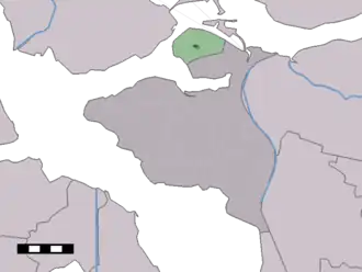 Kaart van Anna Jacobapolder