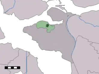 Kaart van Sint-Annaland