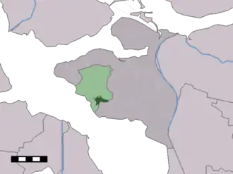 Kaart van Sint-Maartensdijk