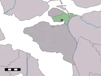 Kaart van Sint Philipsland