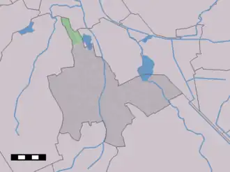 Kaart van Eelderwolde