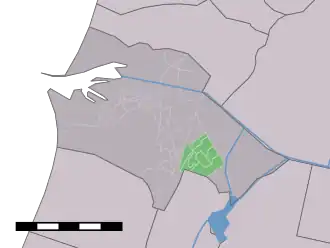 Kaart van Velserbroek