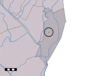 Kaart van Jipsingboertange