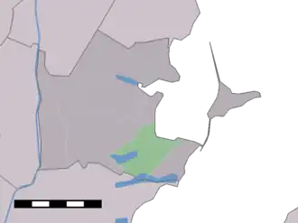 Kaart van Zuiderwoude