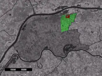 Kaart van Boven-Leeuwen