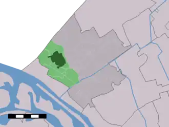 Kaart van 's-Gravenzande