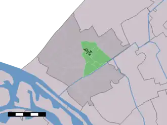 Kaart van Honselersdijk