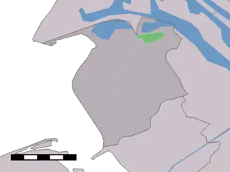 Kaart van Kruiningergors