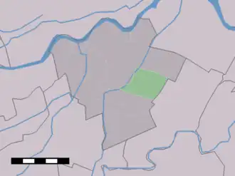 Kaart van Middelkoop