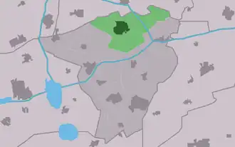 Kaart van Buitenpost