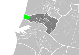 Kaart van Wijk aan Zee