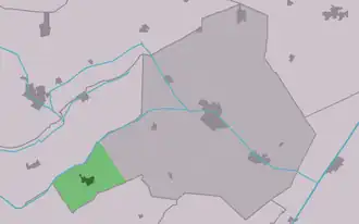 Kaart van Oldeberkoop