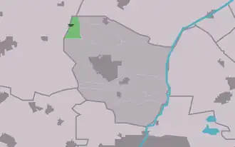 Kaart van Oude Leije