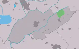 Kaart van Zandhuizen