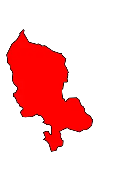 Locatie van het arrondissement in departement