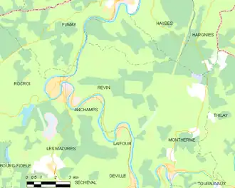 Het gebied van de tunnel