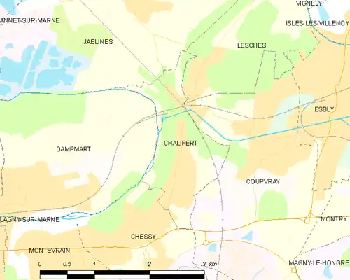 De omgeving van de tunnel