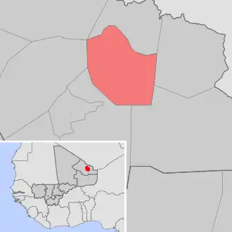 Kaart van Abéïbara