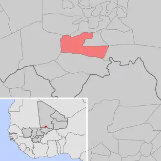 Kaart van Banikane Narhawa