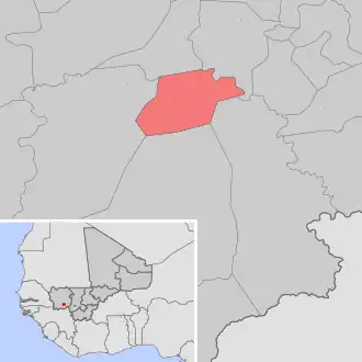 Kaart van Bougaribaya