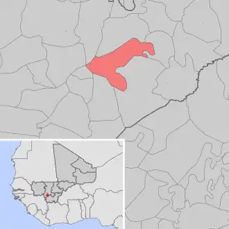 Kaart van Dialakoroba