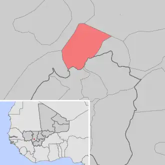 Kaart van Dialakorodji