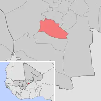 Kaart van Diallassagou