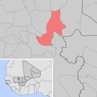 Kaart van Dianguirdé