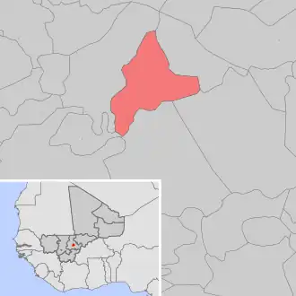 Kaart van Diédougou