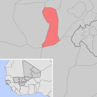 Kaart van Doubabougou