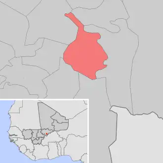 Kaart van Dougouténé II