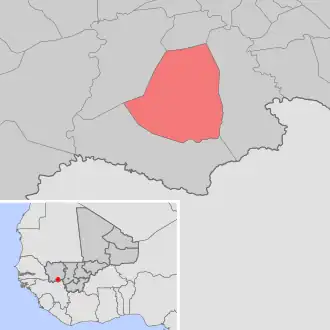 Kaart van Gadougou I