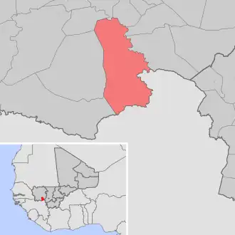 Kaart van Gadougou II