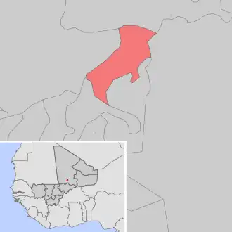 Kaart van Garbakoïra