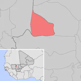 Kaart van Gomitradougou