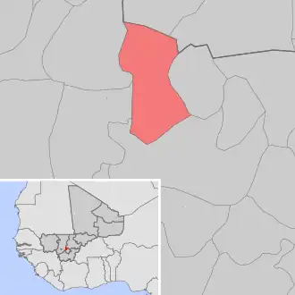 Kaart van Guégnéka